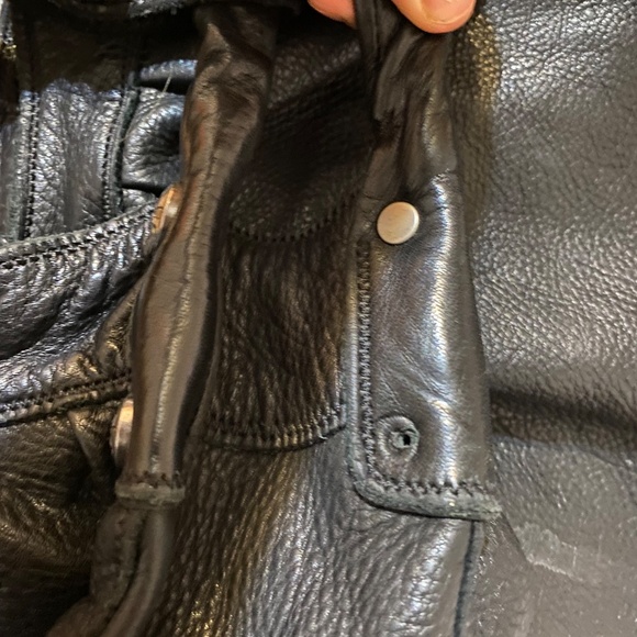 Lucky Brand slouchy black leather hobo bag. - Picture 14 of 16